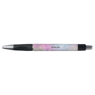 Iriserende Holografische Glitter Naam Monogram Pen