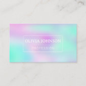 iriserende holografische gradiënt visitekaartje (Voorkant)