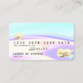 iriserende holografische moderne credit Kaart Visitekaartje (Voorkant)