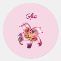 Iriserende Holografische Roze Aziatische Lelie