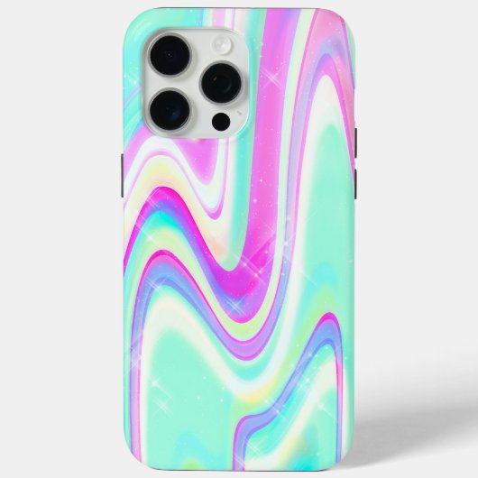 Iriserende holografische vloeibare werveling Case-Mate iPhone case (Achterkant)