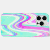 Iriserende holografische vloeibare werveling Case-Mate iPhone case (Achterkant (horizontaal))
