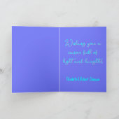 iriserende kerstboom feestdagen kaart (Binnen)