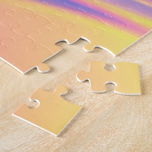 iriserende kerstboom legpuzzel (Zijkant)