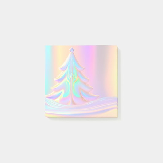 iriserende kerstboom post-it® notes (Voorkant)