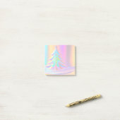 iriserende kerstboom post-it® notes (Op bureau)