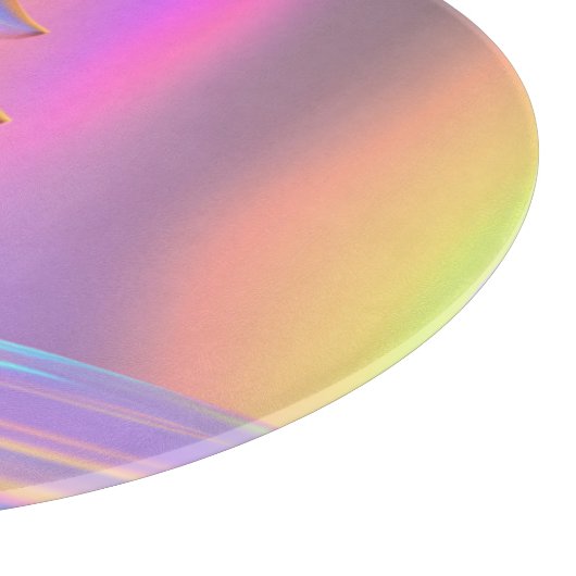 iriserende kerstboom snijplank (Hoek)