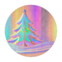 iriserende kerstboom