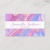 iriserende kleur visitekaartje (Voorkant)