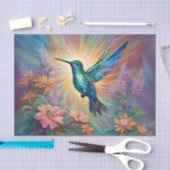 iriserende kolibriedecoupage tissuepapier (Craft)