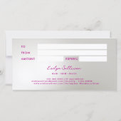 Iriserende kristallen cadeaubon (Achterkant)