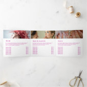 Iriserende kristallen drievoudige brochure drieluik kaart (Binnen)