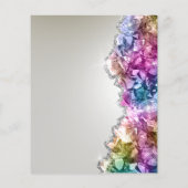 Iriserende kristallen flyer (Achterkant)