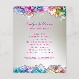 Iriserende kristallen flyer