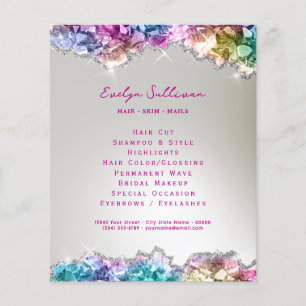 Iriserende kristallen flyer