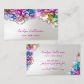 Iriserende kristallen visitekaartje (Voorkant / Achterkant)