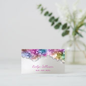 Iriserende kristallen visitekaartje (Staand voorkant)