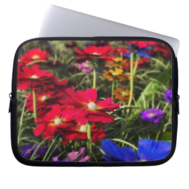 Iriserende lente laptophoes laptop sleeve (Voorkant)