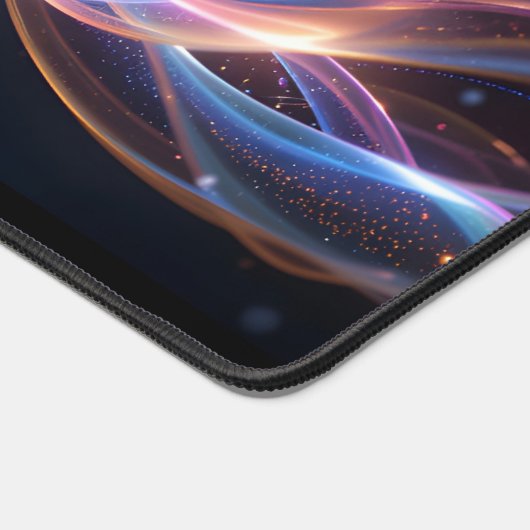 iriserende lichtdans bureaumat (Hoek)