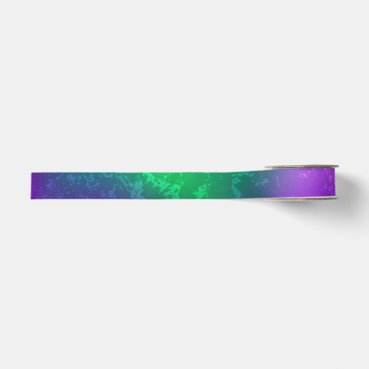 Iriserende mardi gras achtergrond met kralen grosgrain lint (Voorkant)