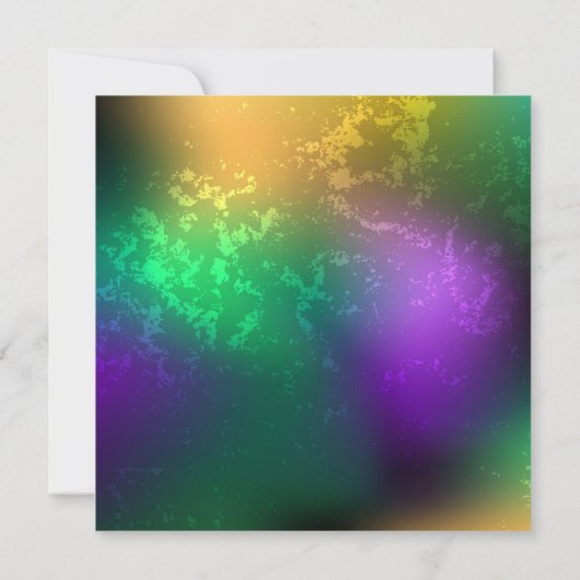 Iriserende mardi gras achtergrond met kralen kaart (Achterkant)