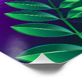 Iriserende mardi gras achtergrond met kralen perfect poster (Hoek)