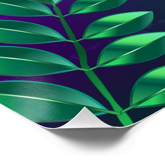 Iriserende mardi gras achtergrond met kralen perfect poster (Hoek)