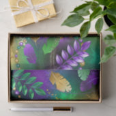 Iriserende mardi gras achtergrond met kralen tissuepapier (Geschenk)