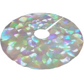 Iriserende Moeder van de Parel Zeemeermin Kerstboom Rok (Gekanteld)