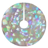 Iriserende Moeder van de Parel Zeemeermin Kerstboom Rok (Voorkant)