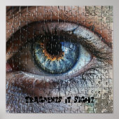 iriserende oogpuzzel poster (Voorkant)