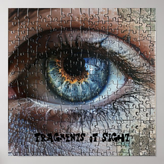 iriserende oogpuzzel poster