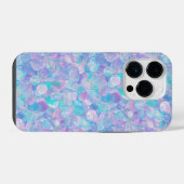 Iriserende Opal Glas Cabochons iPhone Hoesje (Achterkant horizontaal)
