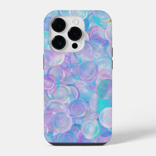 Iriserende Opal Glas Cabochons iPhone Hoesje (Achterkant)