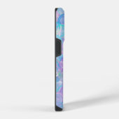 Iriserende Opal Glas Cabochons iPhone Hoesje (Rechterkant)