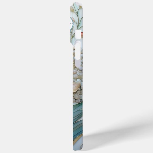 Iriserende oranje witte lelies Case-Mate iPhone case (Achterkant / Links)