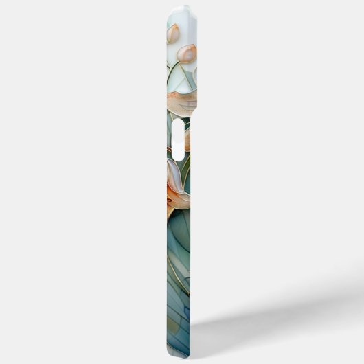 Iriserende oranje witte lelies Case-Mate iPhone case (Achterkant / Rechts)