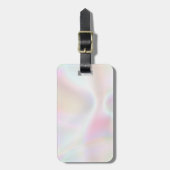 Iriserende Parel Opal Holografische Trendy Bagagelabel (Voorkant verticaal)