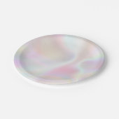 Iriserende Parel Opal Rainbow Metallic Holografisc Papieren Bordje (Gekanteld)