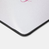 Iriserende Pearlescent Monogrammed Desk Mat (Hoek)