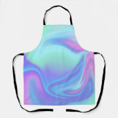 iriserende regenboog blanco Sjabloon Schort (Voorkant)