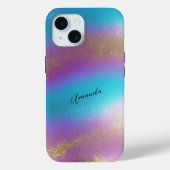 Iriserende regenboogglam Case-Mate iPhone case (Achterkant)