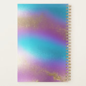 Iriserende regenboogglam planner (Achterkant)