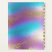 Iriserende regenboogglam planner (Achterkant)