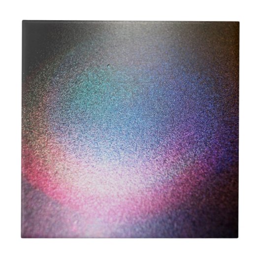 iriserende regenboogglitterverf tegeltje (Voorkant)