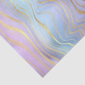 Iriserende regenbooggradiënt en goud folie strata tissuepapier (Detail)