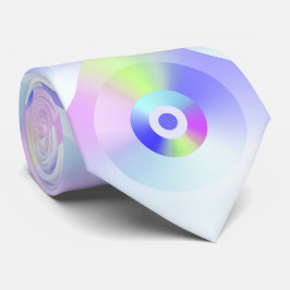 iriserende regenbooggradiënt fractaal patroon stropdas