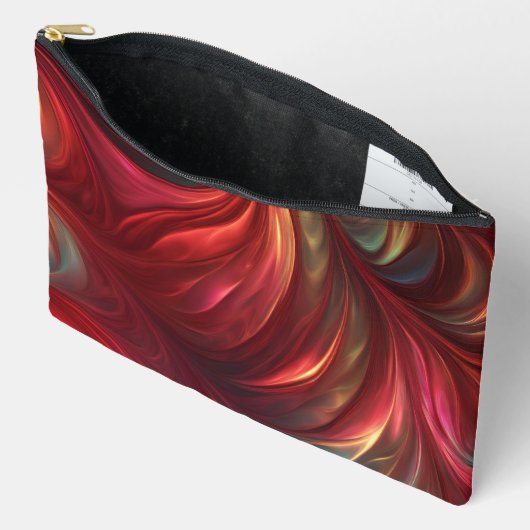 iriserende rode Abstracte werveling Etui (Open)