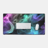 Iriserende rook op zwart bureaumat (Keyboard & Muis)