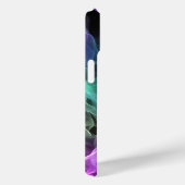 Iriserende rook op zwart Case-Mate iPhone case (Achterkant / Rechts)